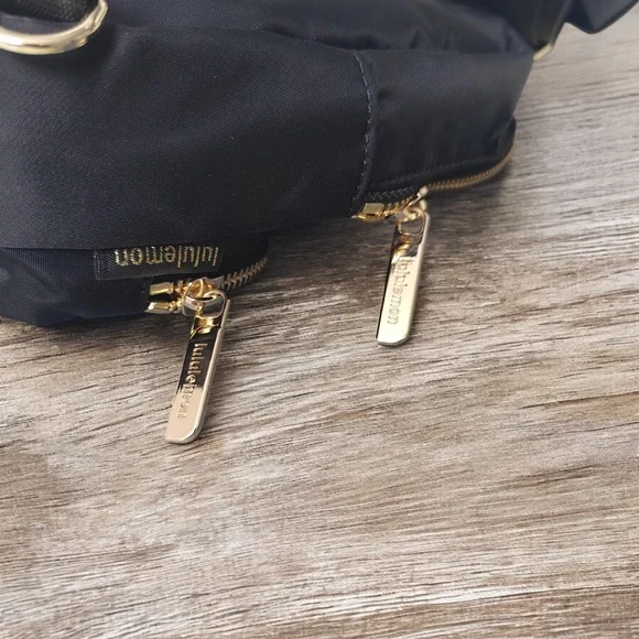 lululemon athletica Black Mini Bag with Gold Accents - Picture 6 of 7